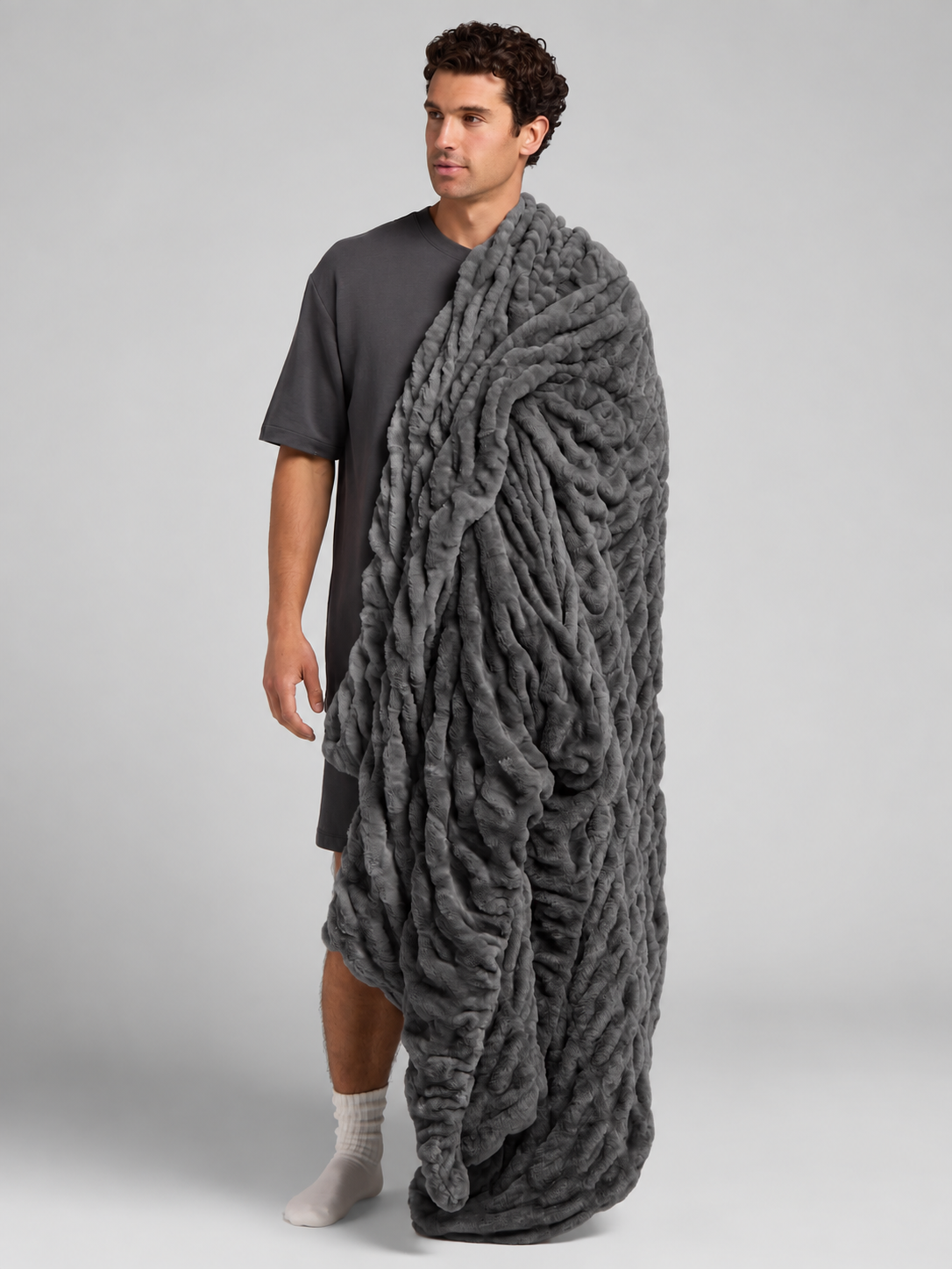 Dreamer Blanket - Charcoal Gray